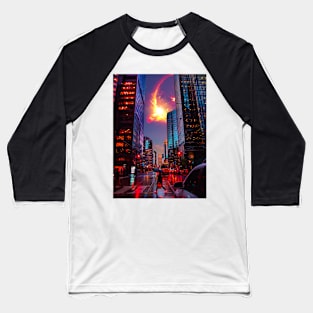 Street Lights Baseball T-Shirt